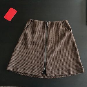 Checkered retro mini skirt